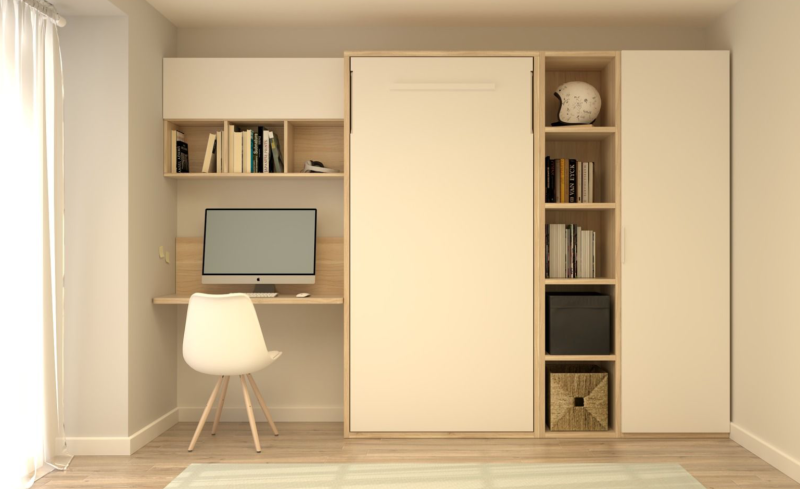 ¿Habitación pequeña y poco espacio para tu hijo? La solución puede estar en la pared