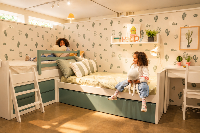 Camas en L infantiles: la mejor solución para habitaciones compartidas