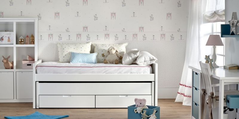 Espacio de lectura habitación Garabatos