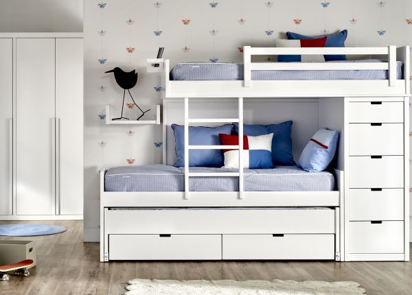 Ideas para decorar una habitación infantil compartida por un niño y una niña