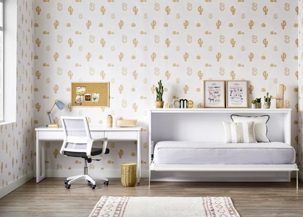 Cama horizontal habitacion pequeña