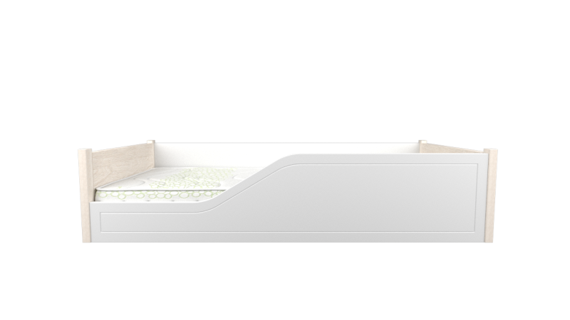 Cama individual sin casita Montessori s/190x90 (Apertura izquierda)